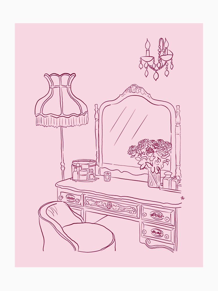 Vanity Illustration by paigealayna