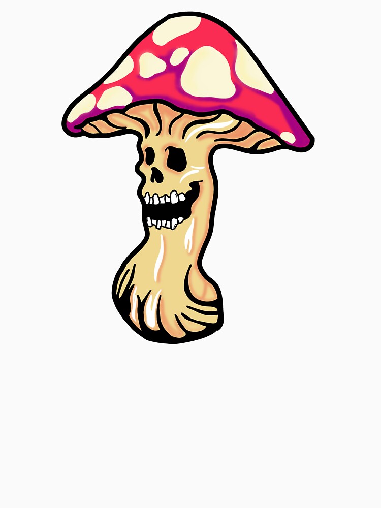 Skull Face Mushroom by Threehitsdeep