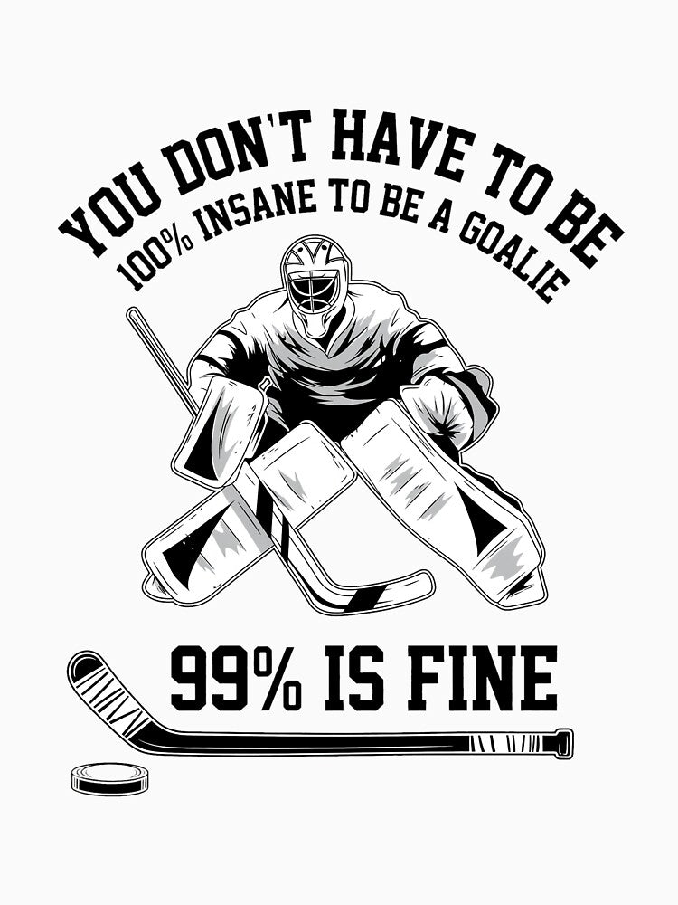 Insane Goalie Hockey Defensive Player Quote by CONNCOLEM