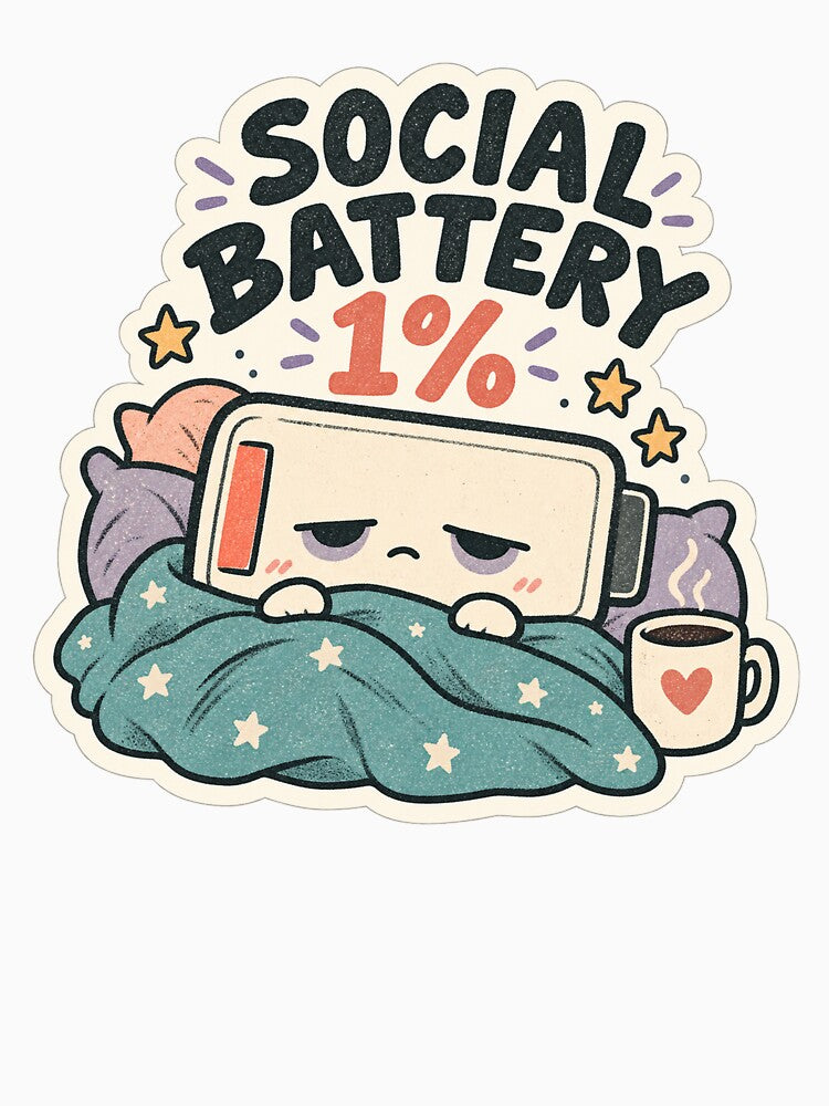 Social Battery 1% by sublidesign