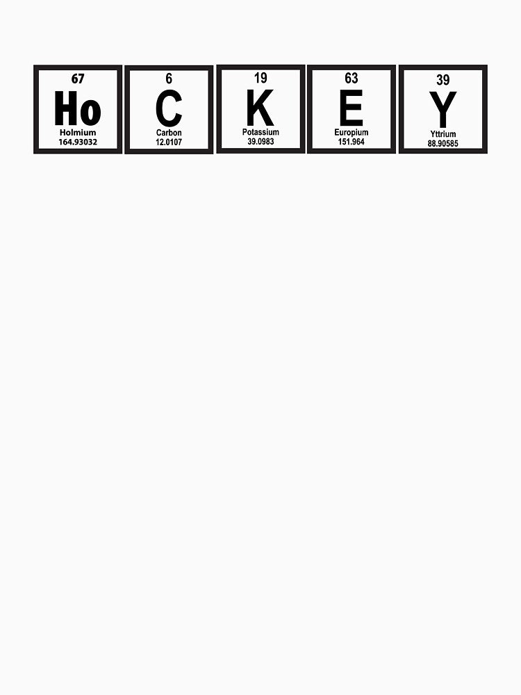 ELEMENTS OF HOCKEY by I HEART SPORTS