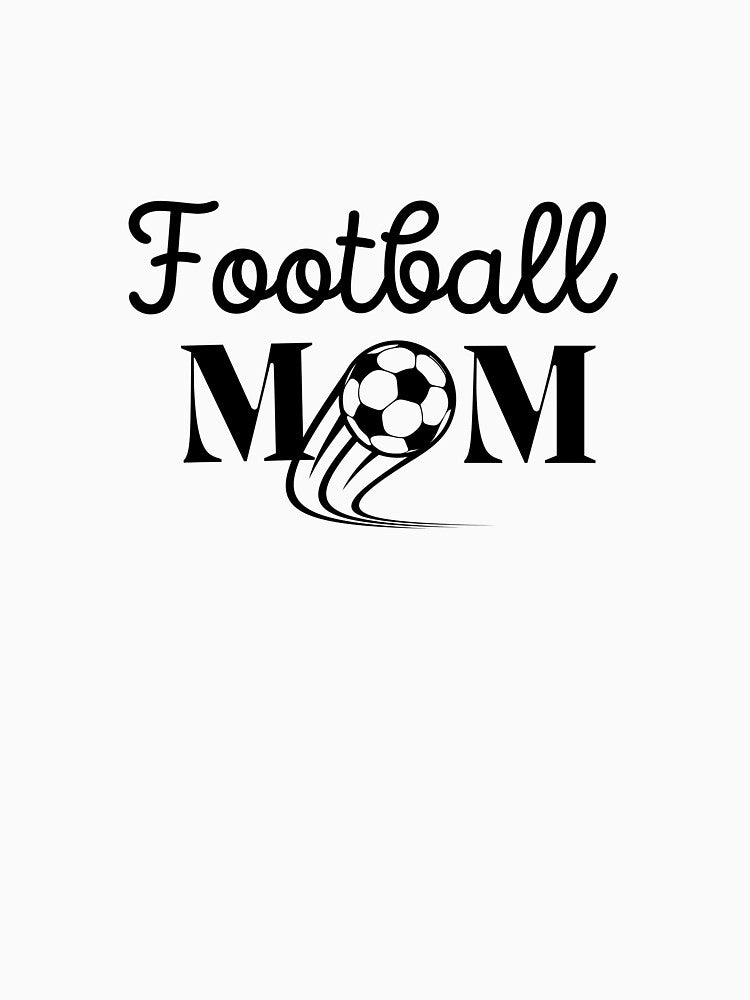 FOOTBALL MOM T SHIRTS by gujjarecommerce