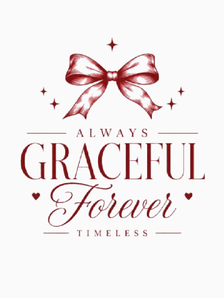 Always Graceful Forever Coquette Bow Design by AveniaOficial