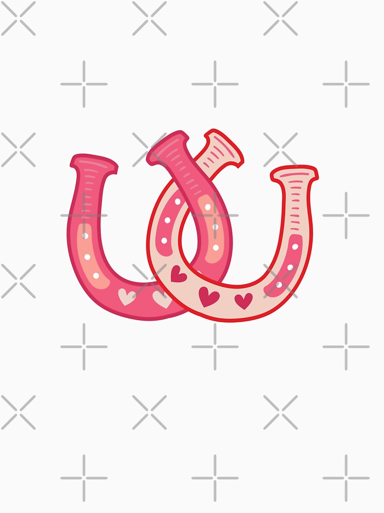 Pink Horseshoe - Cowgirl Romance Girlie by Neadoodles