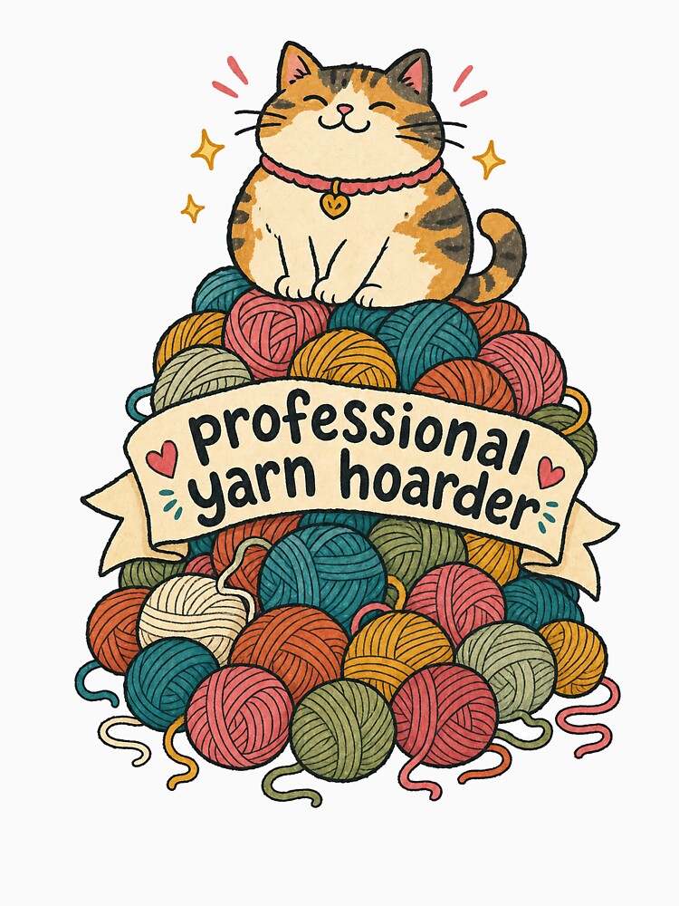 Professional Yarn Hoarder Cat by VisualArtsOasis