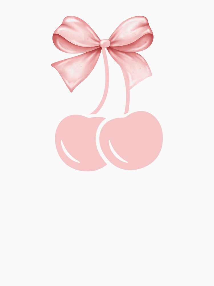 Coquette Cherries Coquette Lover Pink Bows by CCKimShop
