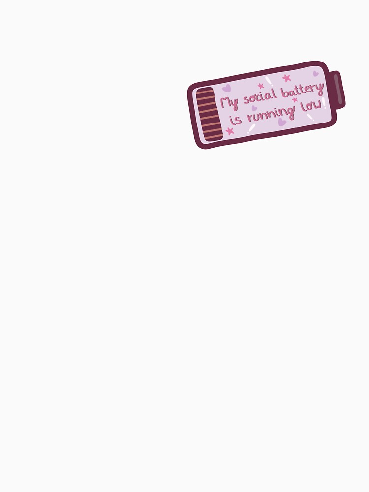 Social battery is running low by OhMyMagica