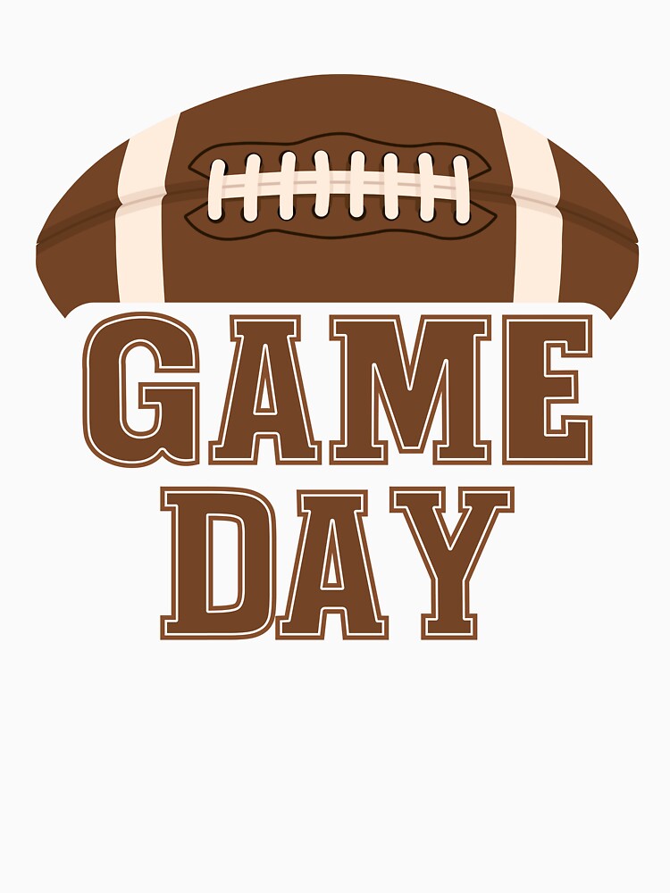 Game Day Retro Football ball by Art-of-Rory