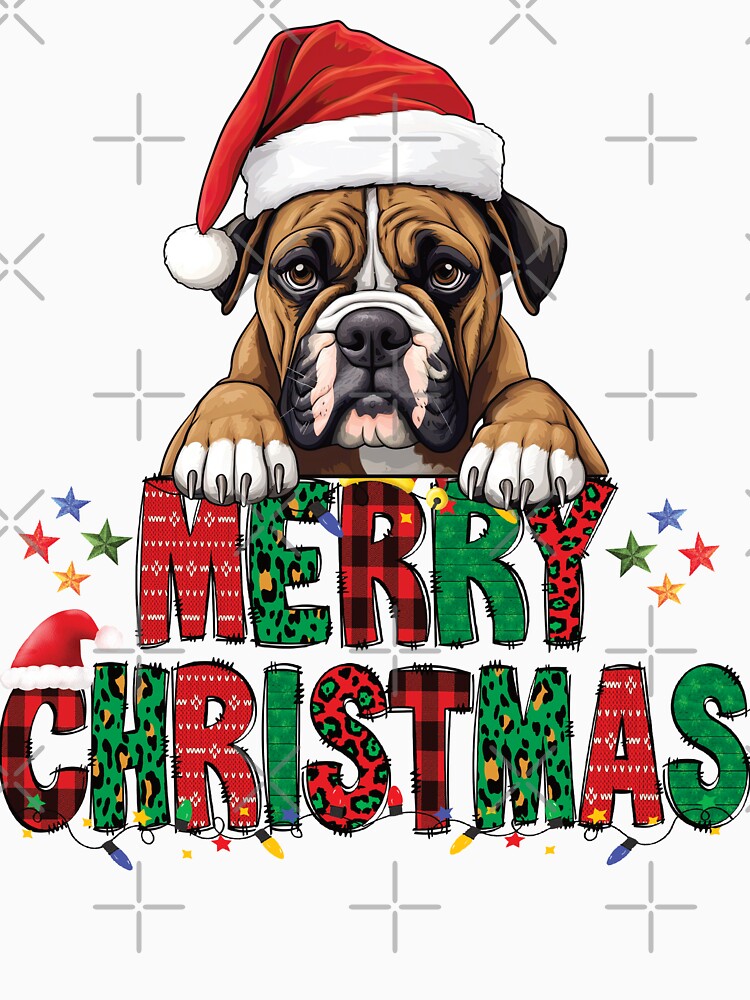 Boxer - Merry Christmas Dog by Kidzz