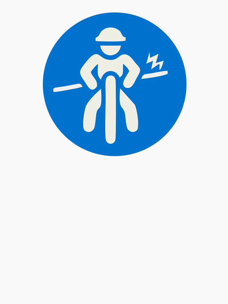 Lineman, electric, power, pole, wire, icon, magnet, sticker, t-shirt, mug by Icon Alchemist