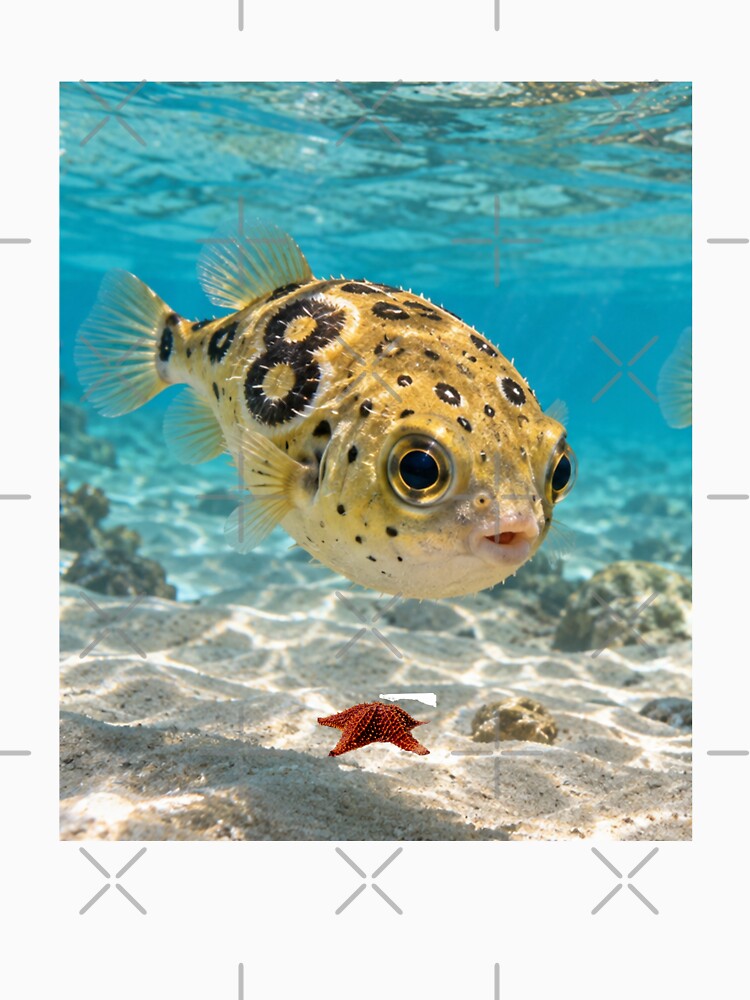 Lost in the Blue - Figure 8 Puffer Fish by BeeStylishTees
