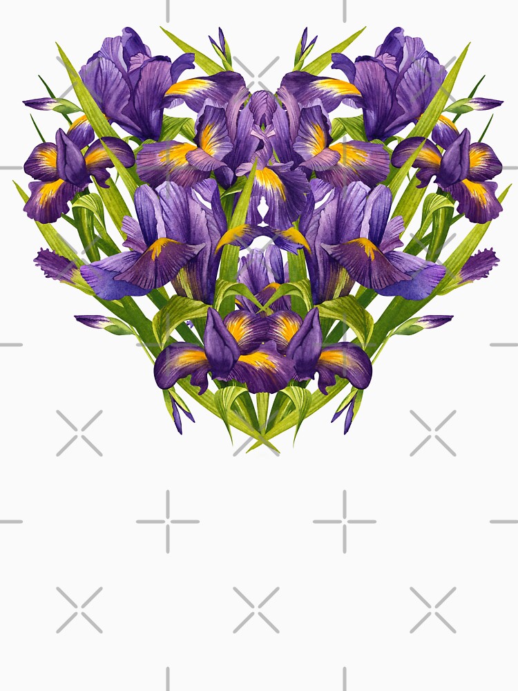 Purple irises. Summer flowers. by XDenisova