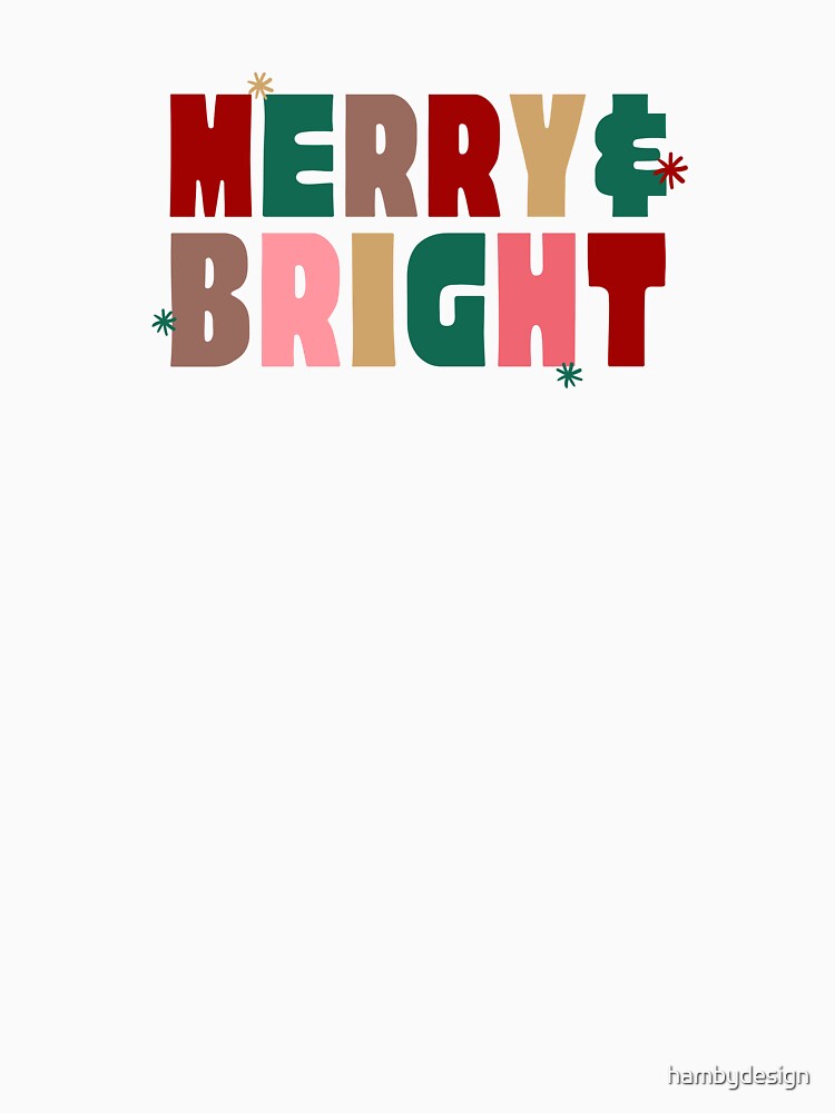 Holiday Merry and Bright, Christmas, Coffee, Ornament, Mom, Gifts for Her by hambydesign