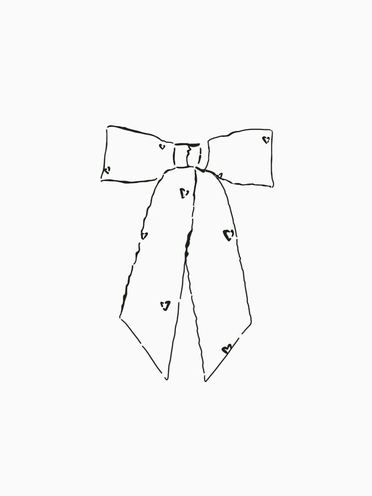 heart bow design by kneevtattoos