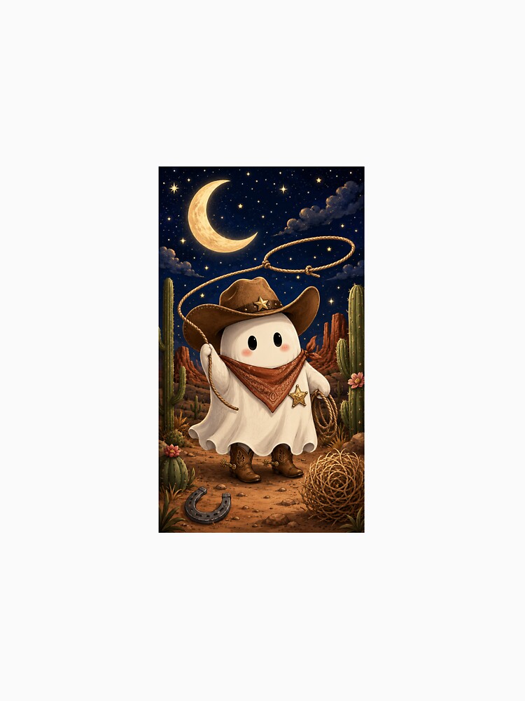 Ghost Gift - Cowboy Spooky Western Phone Case by RedRubyBubble