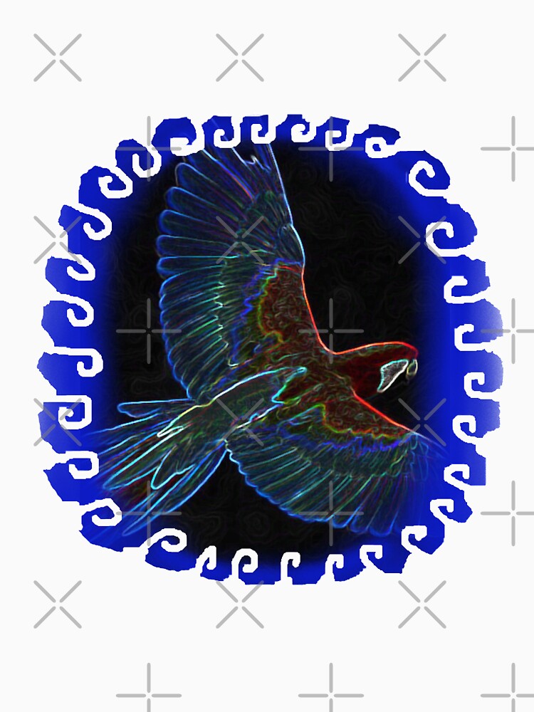 neon parrot by THE AMERICAN TEEVANGELIST