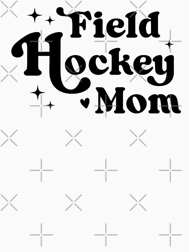 Field Hockey Mom Cute Retro by SarahFinnDesign