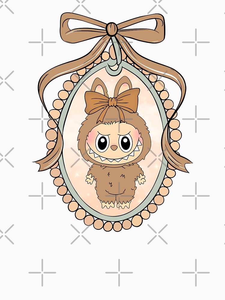 Cute Fluffy Bunny in Vintage Frame by HasHs