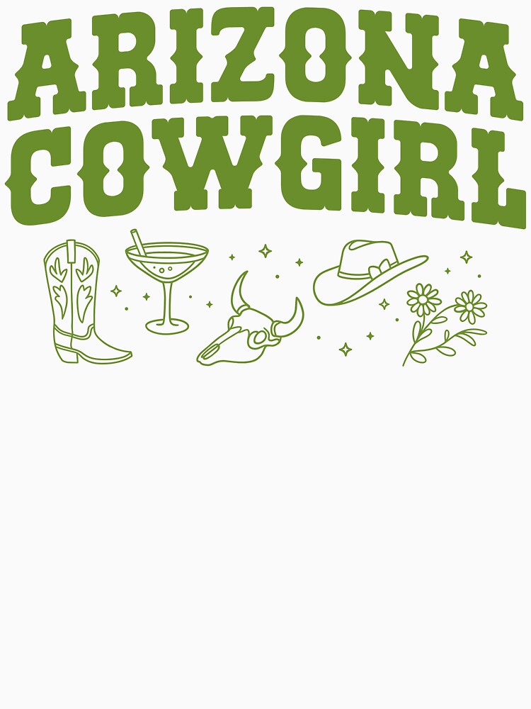 Arizona Cowgirl Rodeo Shirt | Vintage Western Country Girl Gift | Travel Souvenir & Gift for Women, Western Rodeo Arizona Cowgirl | Birthday & Christmas Gift, Western Gift for Women & Students by Noe Mill
