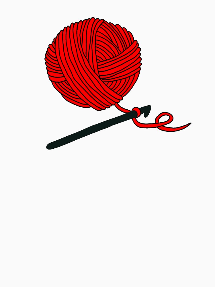 Hobby Illustrations: Red Christmas Crochet by ChriseryMerch