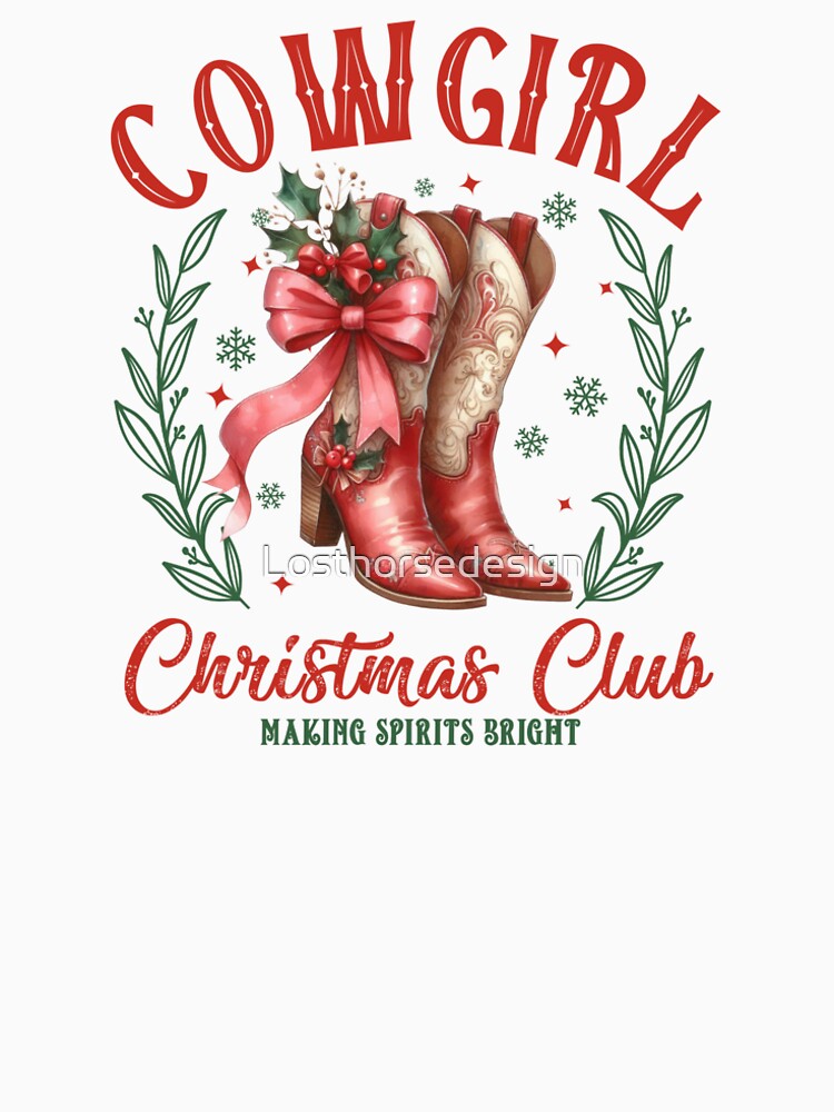 Cowgirl Christmas Club by Losthorsedesign