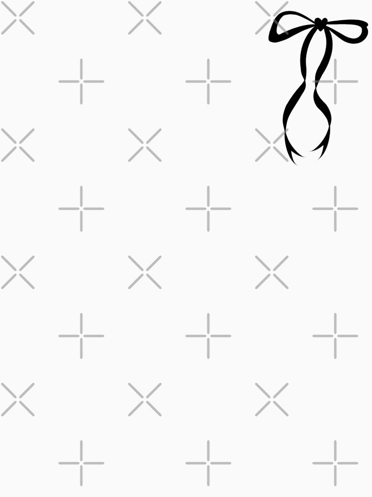 coquete bow in black by AlexsArtSpace