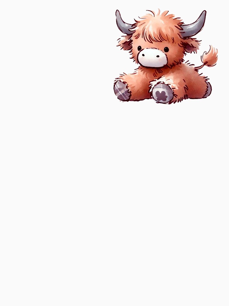 Clumsy Baby highland cow by DaintyDooodles