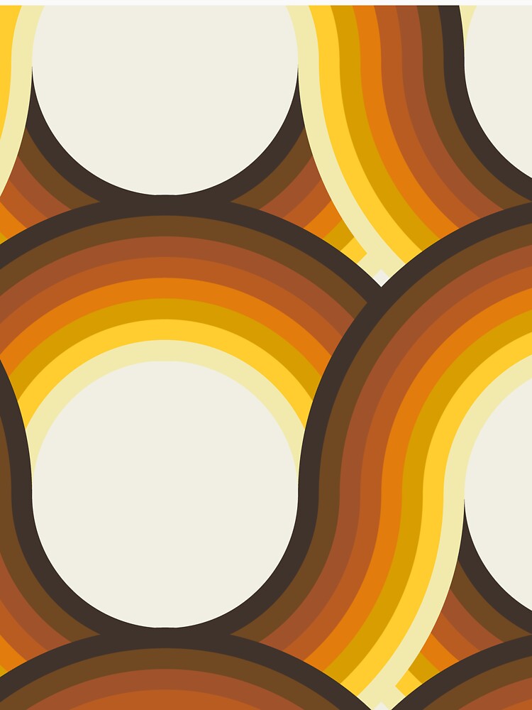 Rollin' Retro Road in Cream + Warm Rainbow by YesterdayColl