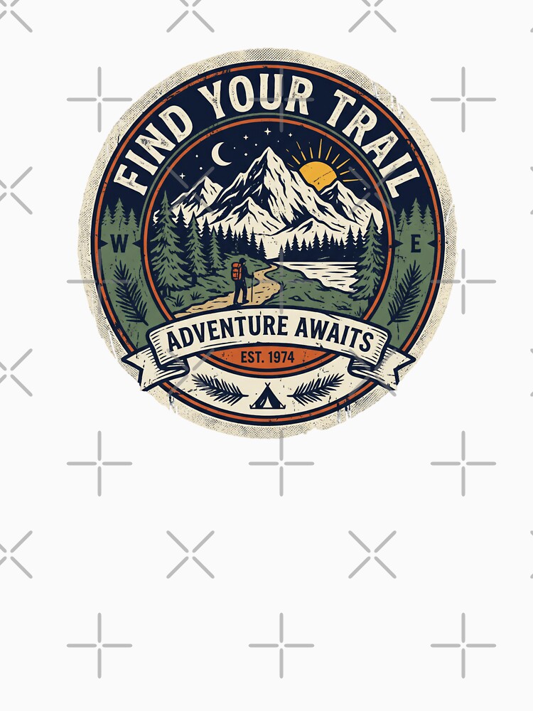 Find Your Trail - Adventure Awaits by RetroTrailCo