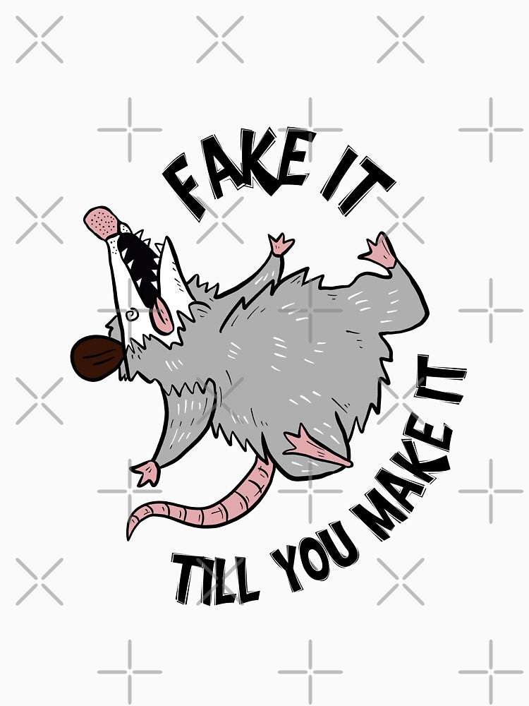 Fake it till you make it opossum by FatBirdie