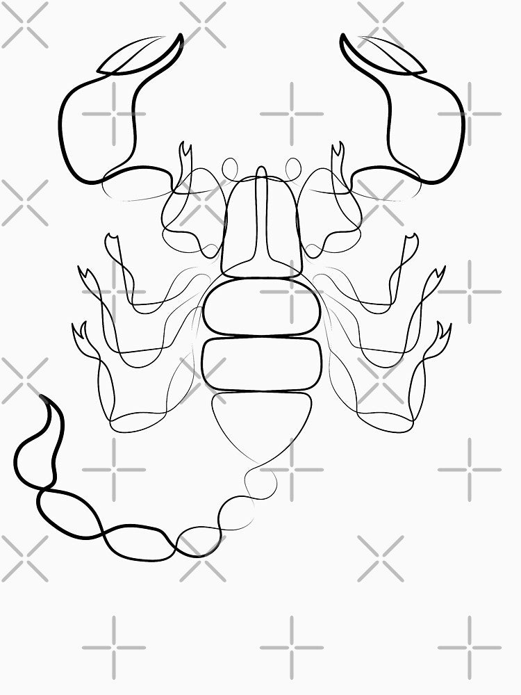 Scorpion | One Line Art | Minimal Art | One Line Artist | Minimalist by One-Line-Artist