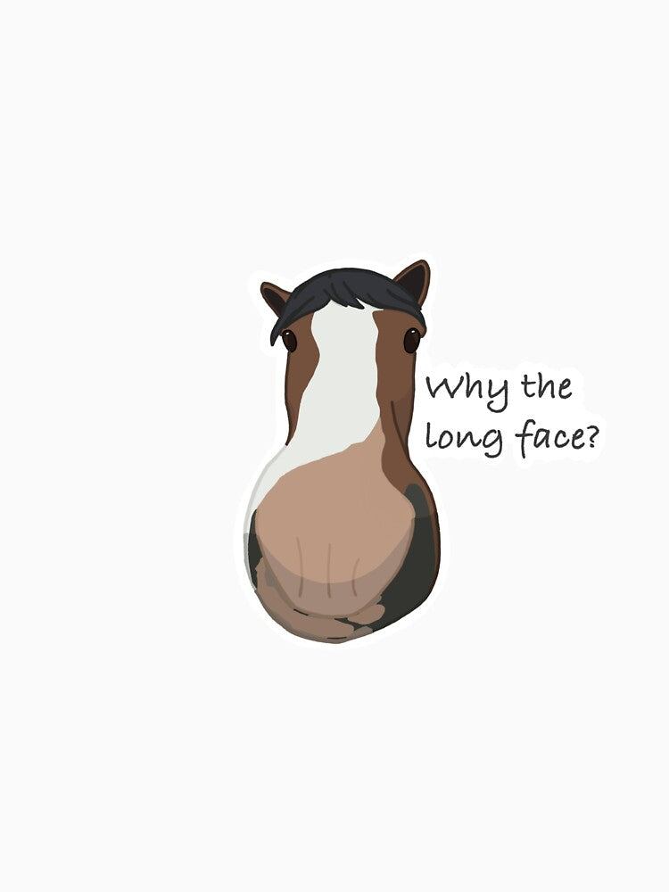 Funny Horse Sticker! by katiek-franklin