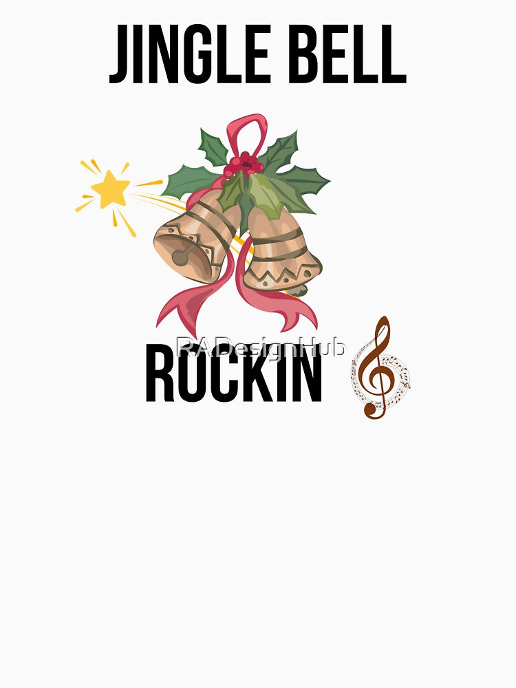 Jingle Bell Rockin - Festive Christmas Bells Design by RADesignHub