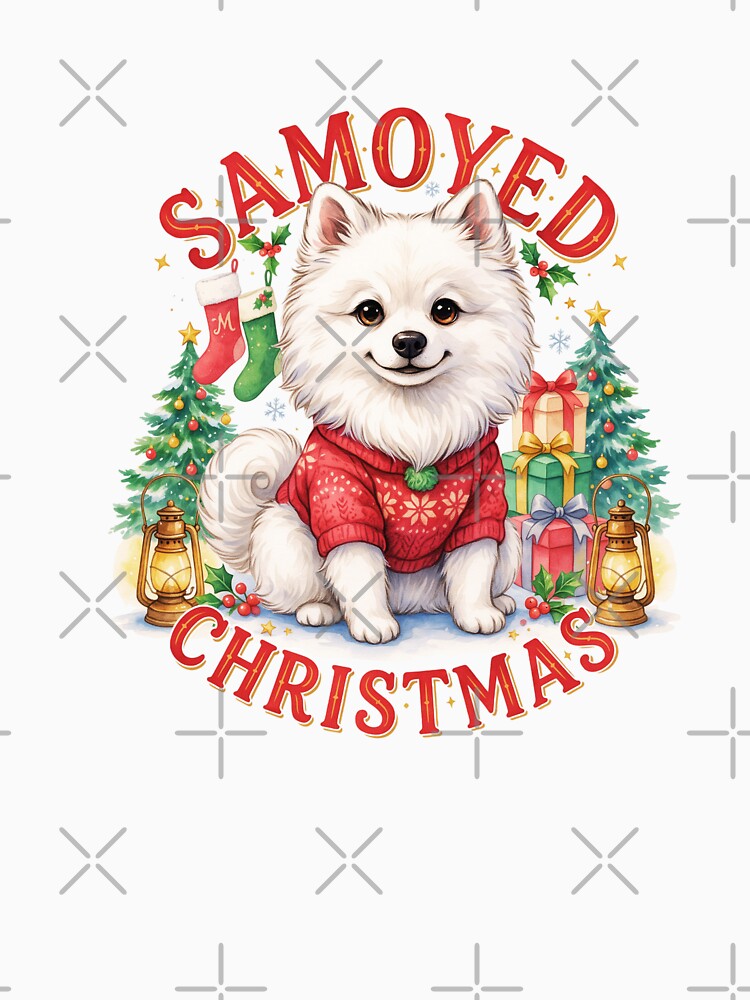 Samoyed Christmas by TheAnimalZ00