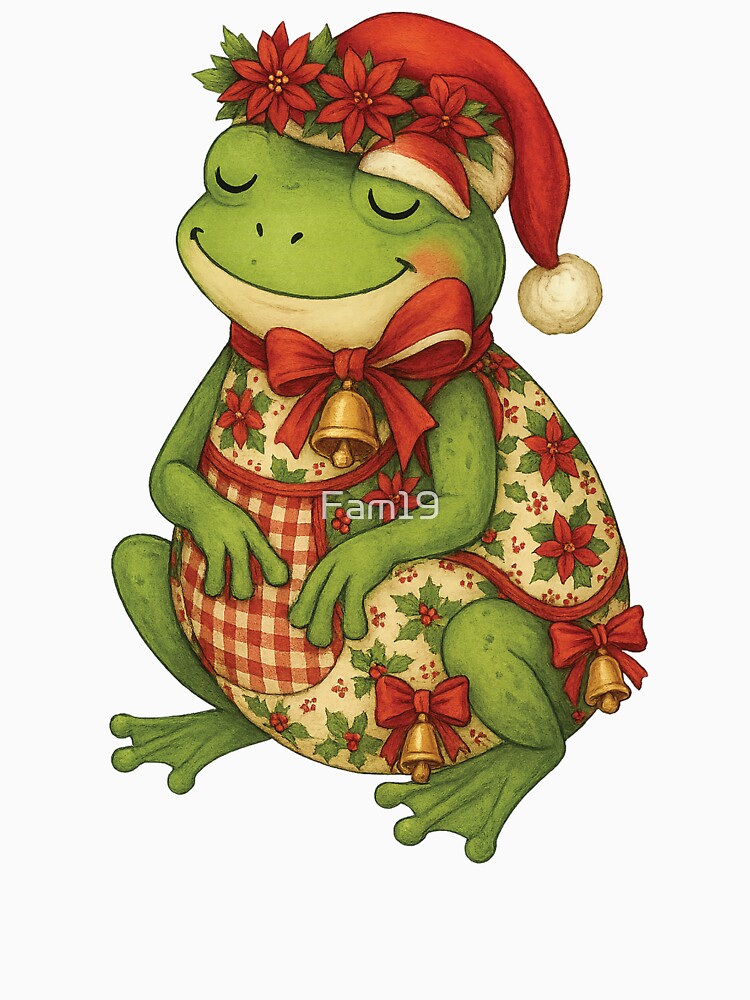 Christmas Frog Cutie by Fam19