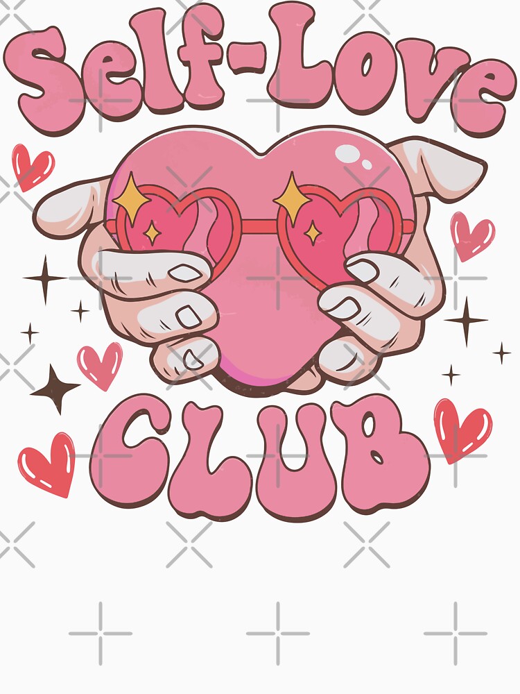 Self Love Club - Funny Retro Groovy by printify