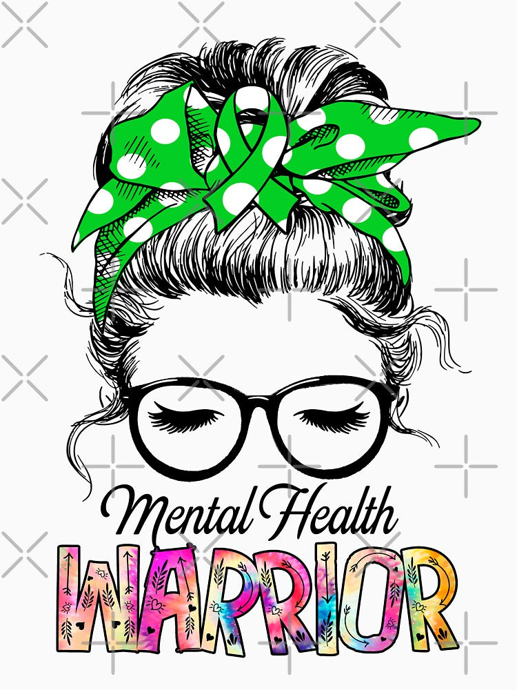 Mental Health Awareness - Mental Health Warrior - Support Mental Health Gifts by Aaron309