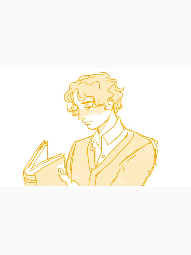 The Reading Man by PapayaPaint