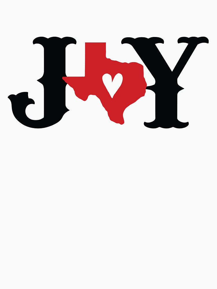 Red and Black Texas JOY Holiday by Susan Says
