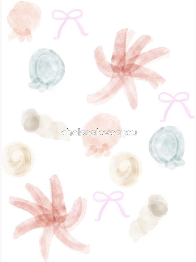 seashells and bows by chelsealovesyou