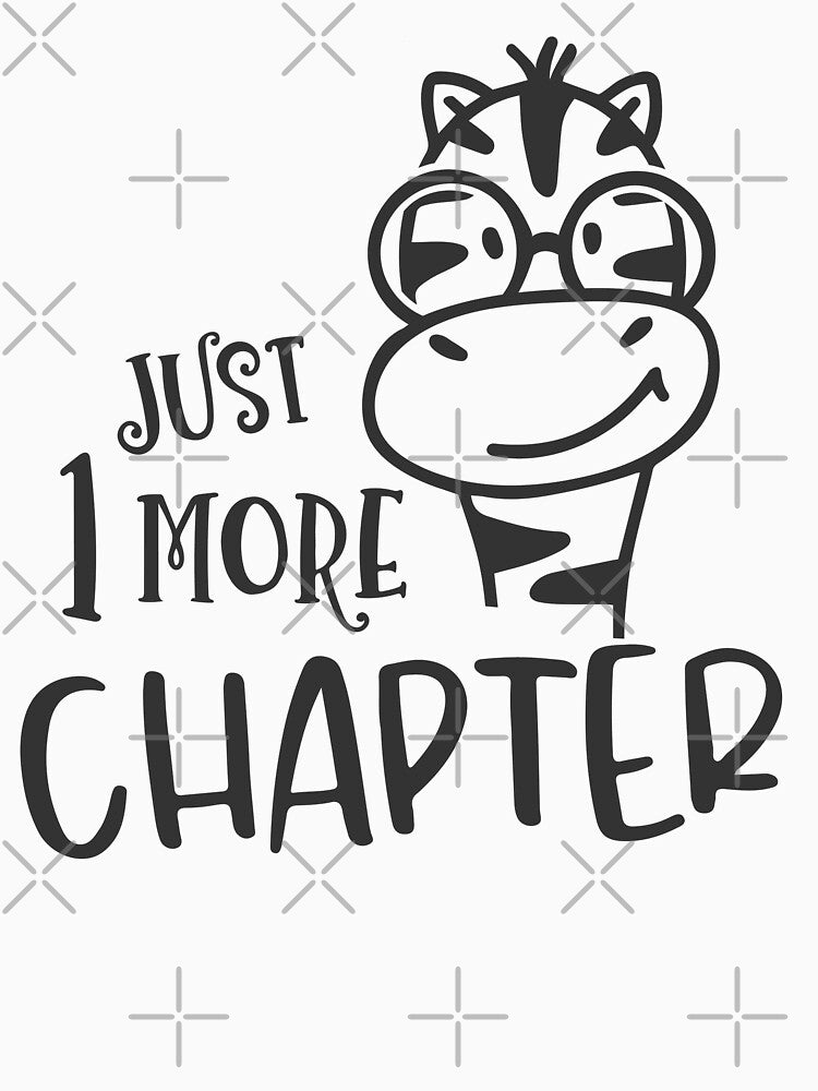 Just 1 more chapter Zebra Book lovers by eviesfashion