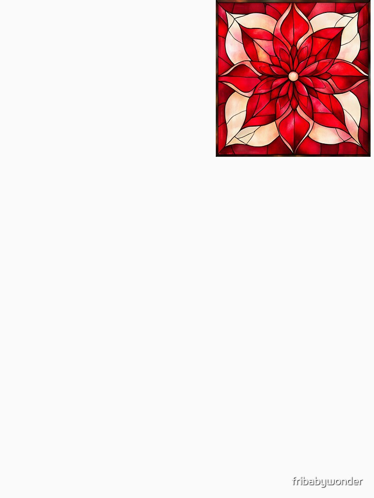 Stained glass - cute red flower! by fribabywonder