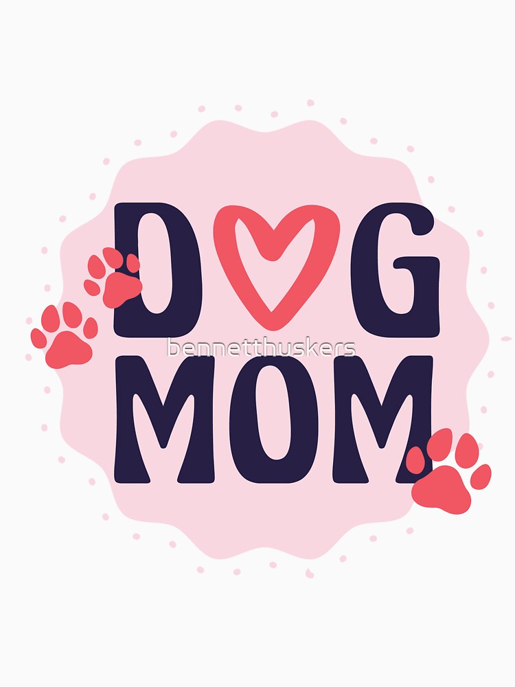 Dog Mom Pink Paws by bennetthuskers