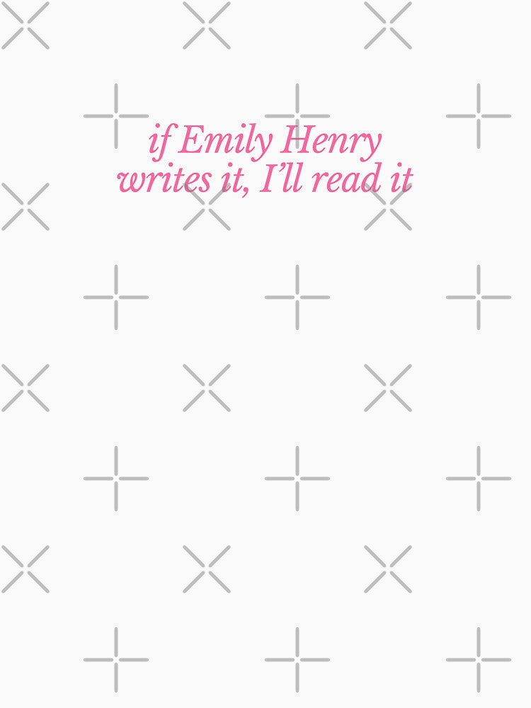 if emily henry writes it, I’ll read it pink by catdiasart