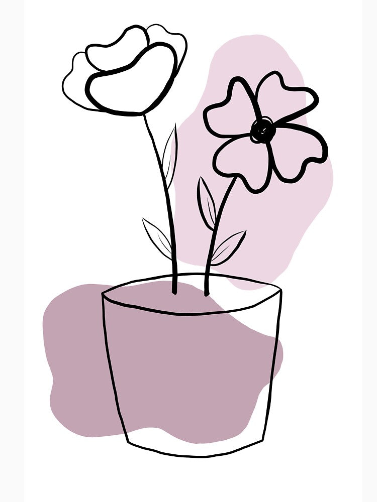 Flower Pot Art by sophiadiya