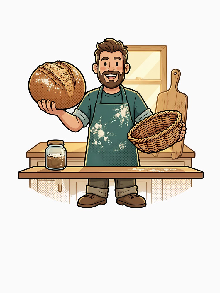 Sourdough Baker Bread Baking Gift by DIUMERI