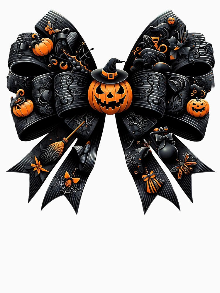 Halloween Black Coquette Bow by ABMO-store