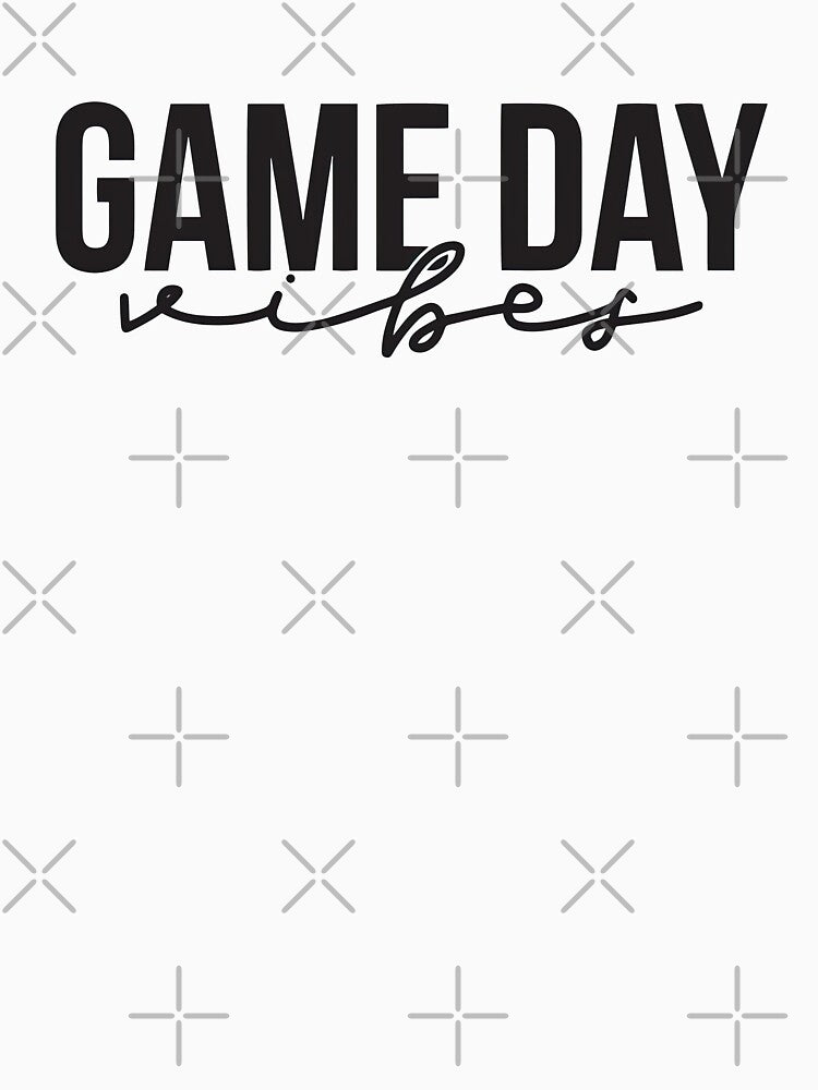 Game Day Vibes, Football Volleyball Baseball by graphic-genie