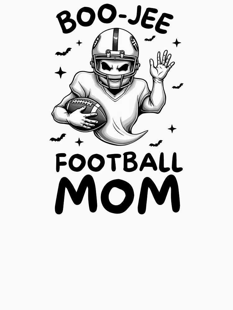 Boo-Jee football Mom Ghost Halloween by khallidaart