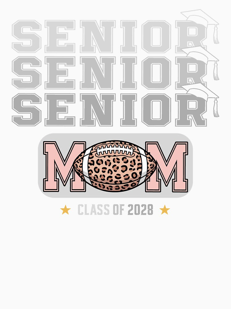 Sports Mom Class of 2028 Football by QuiteOrbit